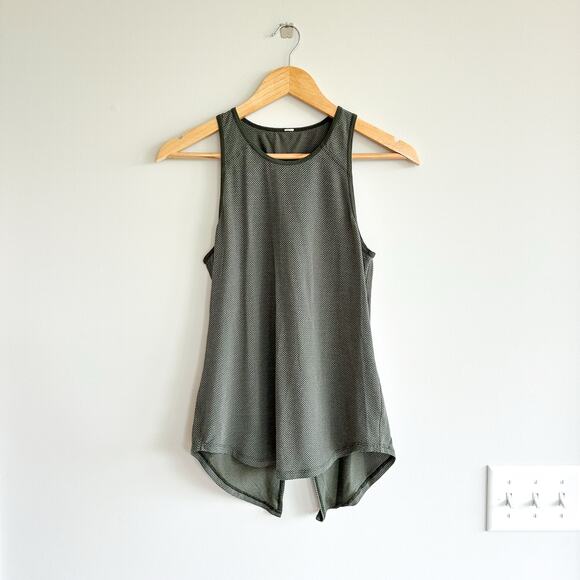 Lululemon Tops - Lululemon All Tied Up Sleeveless Tank Top Green